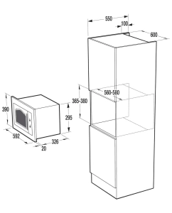 Купить Встраиваемая микроволновая печь Gorenje BM235CLI бежевый  в E-mobi