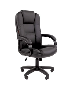 Купить Компьютерное кресло Chairman 600 LT экокожа, черный в E-mobi