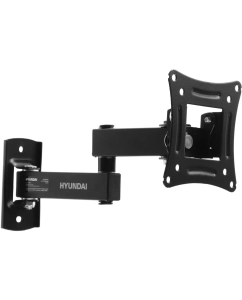 Купить Наклонно-поворотный кронштейн для телевизора HYUNDAI GL-N1 10-27 Black в E-mobi