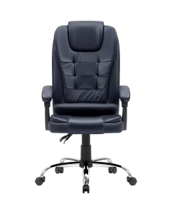 Купить Кресло игровое Defender Ares с мягкими подлокотниками, класс 3, полиуретан, синее  в E-mobi