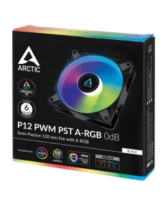 Купить Вентилятор Arctic P12 PWM PST A-RGB  Black  в E-mobi