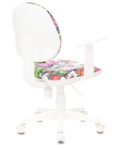 Купить Кресло детское Бюрократ Ch-w356axsn мультиколор, ткань, пластик, CH-W356AXSN/MASKARAD  в E-mobi