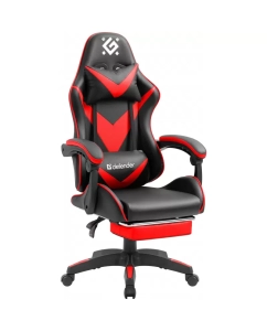 Купить Кресло игровое Defender Minion с подножкой, класс4, черное, красное в E-mobi