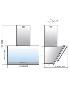 Купить Вытяжка настенная ELIKOR Рубин 60П-700-Э4Д белый  в E-mobi