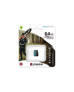 Купить Карта памяти microSD Kingston 64GB Canvas Go! Plus 170R (SDCG3/64GBSP)  в E-mobi