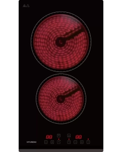 Купить Встраиваемая варочная панель электрическая HYUNDAI HHE 3251 BG черный в E-mobi