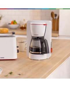 Купить Кофеварка капельного типа Bosch TKA3M131 белый  в E-mobi