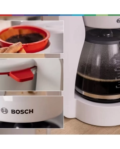 Купить Кофеварка капельного типа Bosch TKA3M131 белый  в E-mobi