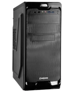 Купить Корпус компьютерный ExeGate UN-604 (EX269437RUS) Black в E-mobi