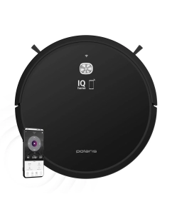 Купить Робот-пылесос Polaris PVCR 3700 IQ Home Wave Aqua черный  в E-mobi