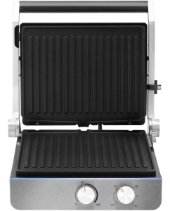 Купить Гриль HYUNDAI HYG-4046 серебристый, черный  в E-mobi