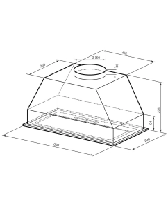 Купить Вытяжка встраиваемая LEX HYPER 900 GS WH белый  в E-mobi