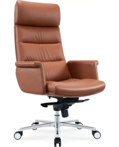 Купить Кресло руководителя Cactus Cs-lbr-caracas кожа крестов. алюминий Cs-lbr-caracas в E-mobi