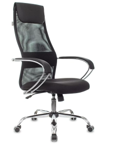 Купить Бюрократ Кресло руководителя Бюрократ CH-607SL черный TW-01 Neo Black сетка/ткань с подгол в E-mobi