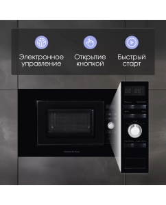 Купить Встраиваемая микроволновая печь Zigmund & Shtain BMO 25 B черный  в E-mobi
