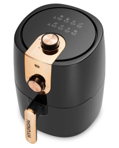 Купить Аэрогриль HYUNDAI HYF-2057 черный, золотистый  в E-mobi