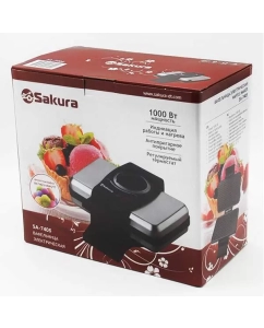 Купить Электровафельница SAKURA SA-7405T Silver  в E-mobi