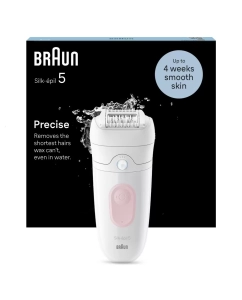 Купить Эпилятор Braun Silk-epil 5 белый, розовый  в E-mobi