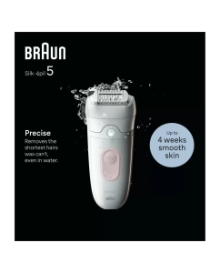 Купить Эпилятор Braun Silk-epil 5 белый, розовый  в E-mobi