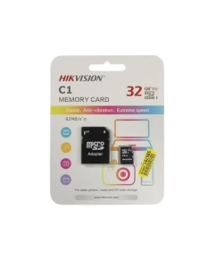 Купить Карта памяти Hikvision Micro SDHC 32Гб (HS-TF-C1(STD)/32G/ADAPTER)  в E-mobi