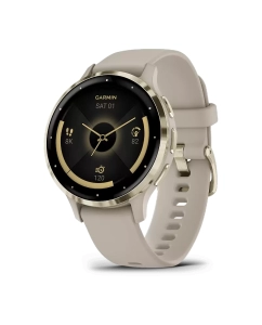 Купить Смарт-часы Garmin Venu 3S, GPS, Wi-Fi, French Gray + Soft Gold в E-mobi