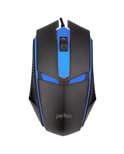 Купить Проводная игровая мышь Perfeo Face черный (PF_A4797) в E-mobi