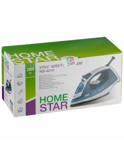 Купить Утюг HomeStar HS-4010 белый, синий  в E-mobi