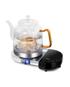 Купить Чайник электрический Kitfort КТ-6723 1.2 л серый; прозрачный в E-mobi
