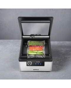 Купить Вакуумный упаковщик Kitfort КТ-1538 серебристый; черный  в E-mobi