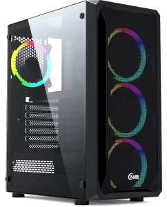 Купить Корпус компьютерный Powercase Mistral Z4 Mesh (CMIZB-L4) Black в E-mobi