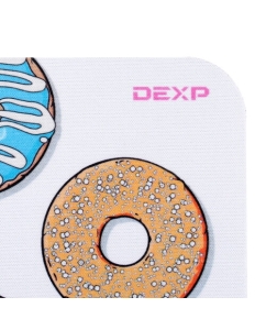 Купить Коврик DEXP OM-XS Donuts  разноцветный  в E-mobi