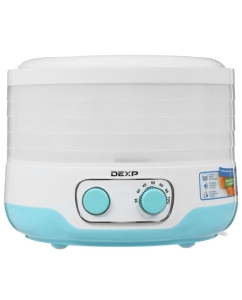 Купить Сушилка для овощей и фруктов DEXP FD-1250P голубой  в E-mobi