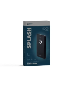 Купить Внешний аккумулятор Perfeo Powerbank 10000 mah Black (PF_B4296)  в E-mobi