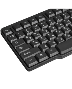 Купить Клавиатура+мышь  проводная  Aceline KM-507BU черный  в E-mobi