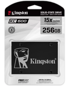 Купить SSD накопитель Kingston KC600 2.5" 256 ГБ (SKC600/256G)  в E-mobi