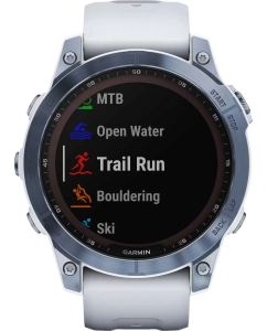 Купить Спортивные часы Garmin Fenix 7 Sapphire Solar Mineral Blue (010-02540-25) в E-mobi