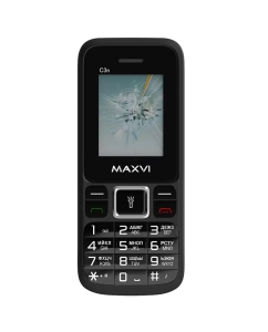 Купить Мобильный телефон Maxvi Black (C3n)  в E-mobi
