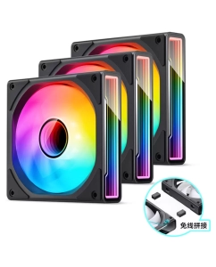 Купить Комплект вентиляторов Jonsbo ZK-120B (3 in 1)  в E-mobi