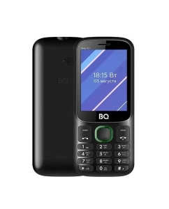 Купить Мобильный телефон BQ 2820 Step XL+ Black/Green  в E-mobi