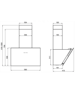 Купить Вытяжка настенная ELIKOR Антрацит 60П-650-Е3Д КВ I Э-650-60-552 черный  в E-mobi