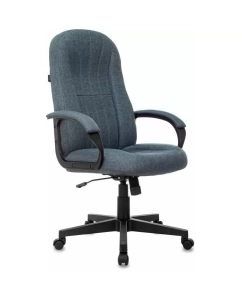 Купить Кресло руководителя Бюрократ T-898AXSN темно-синий 38-416 крестовина пластик в E-mobi