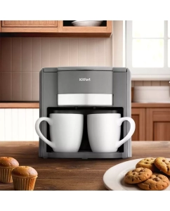 Купить Кофеварка капельного типа Kitfort КТ-7302 серая  в E-mobi