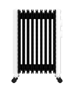 Купить Масляный радиатор Royal Clima ROR-LN9-2000M Laggio Nero белый, черный в E-mobi