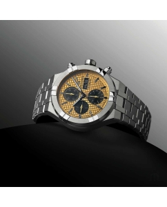 Купить Швейцарские механические титановые наручные часы Maurice Lacroix AI6038-TT032-530-1 с хронографом  в E-mobi