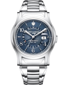 Купить Швейцарские механические титановые наручные часы Cuervo y Sobrinos 2811B.1GMTB в E-mobi