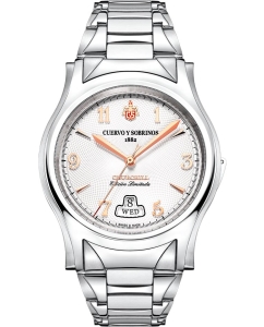 Купить Швейцарские механические титановые наручные часы Cuervo y Sobrinos 2810B.1YG в E-mobi