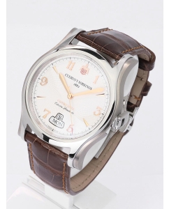 Купить Швейцарские механические титановые наручные часы Cuervo y Sobrinos 2810.1YG  в E-mobi