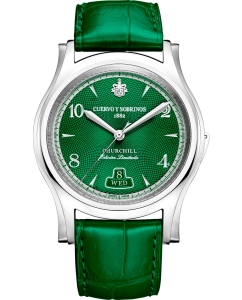 Купить Швейцарские механические титановые наручные часы Cuervo y Sobrinos 2810.1SWG в E-mobi