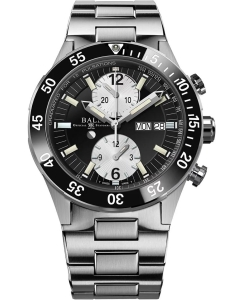 Купить Швейцарские механические спортивные титановые наручные часы BALL DC3030C-S-BKWH с хронографом в E-mobi