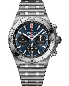 Купить Швейцарские механические наручные часы Breitling AB0134101C1A1 с хронографом в E-mobi